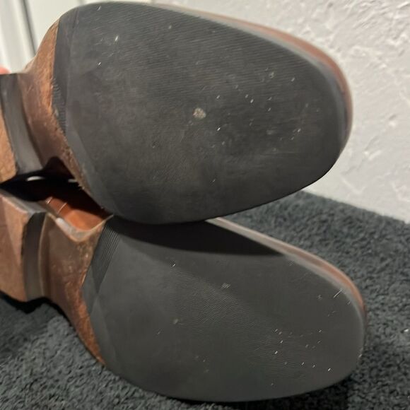 ?? Wolf & Shepherd Oxford Closer Cap Toe Brown Maple Leather Shoes Sz 11 - EUC
